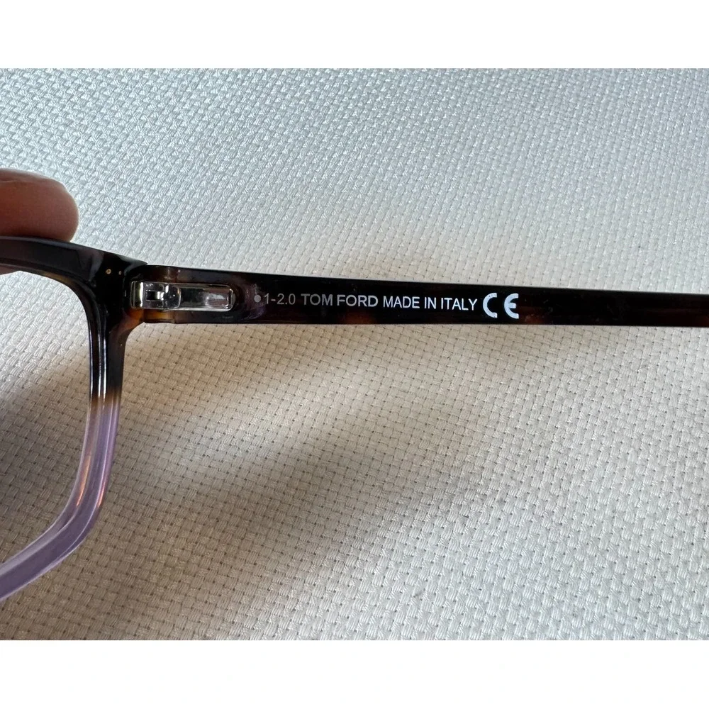 Tom Ford 5424 056A Light Havana Purple‎ Eyeglasses TF5424 056A 53mm; Frames Only
